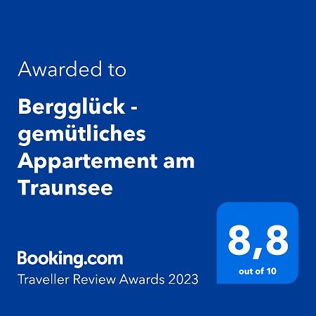 Bergglueck - Gemuetliches Appartement Am Traunsee Altmünster Exteriör bild